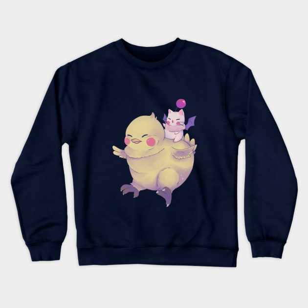 Fat Chocobo (2019 Redux) Crewneck Sweatshirt by AtelierKaren